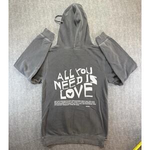 Novel Women’s Sweatshirt-Small/Grey/All You Need Is Love/Independent Trading Co